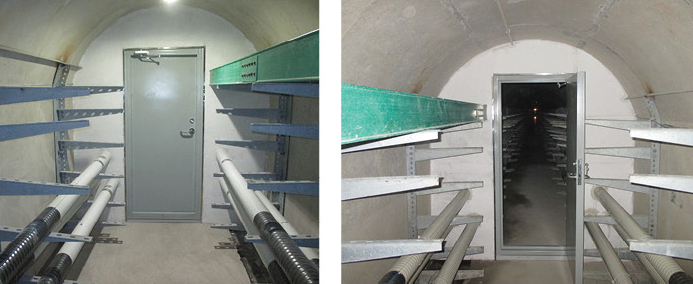 隧道防火墻、防火門安裝-防火封堵施工現(xiàn)場